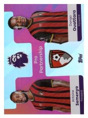 fotbalová kartička 2025-26 Topps  Premier League - Pro Partnership 363 Antoine Semenyo -Dango Ouattara (AFC Bournemouth)