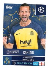 2025-26 Topps Champions League  Union SG 453 Christian Burgess