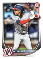 Baseballová karta 2025 Bowman 49 CJ Abrams, Washington Nationals