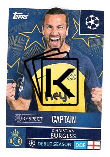 2025-26 Topps Champions League  Union SG 453 Christian Burgess