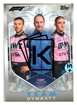 2025 Topps Turbo Attax F1 BWT Alpine  63	Gasly / Oakes / Doohan