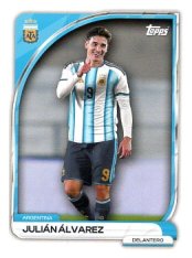fotbalová kartička 2026 Topps 19 Julián Álvarez (Argentina)