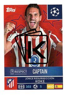 2025-26 Topps Champions League Atlético Madrid 113 Koke
