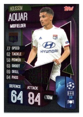 Fotbalová kartička 2019-2020 Topps Match Attax Champions League Super Squad Houssem Aouar SS6 Olympique Lyon