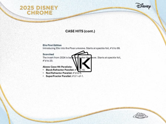 2025 Topps Chrome Disney Hobby Box