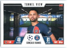 2023-24 Topps Match Attax EXTRA UEFA Club Competition Tunnel View 126 Gonçalo Ramos (Paris Saint Germain)