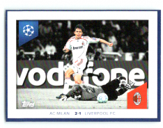 2020-21 Topps Champions League samolepka UCL Moments Fillipe Inzaghi AC Milan