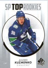 2022-23 Upper Deck SP Authentic SP Top Rookies TR-10 Andrei Kuzmenko - Vancouver Canucks