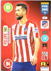 fotbalová karta Panini Adrenalyn XL FIFA 365 2021 Team Mate 89 Felipe Atletico Madrid