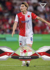 Fotbalová kartička 2025-26 SportZoo Chance Liga 003 Daiki Hašioka SK Slavia Praha