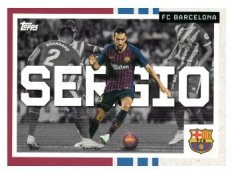 fotbalová kartička 2025-26 Topps Team set FC Barcelona We want the ball 50 Sergio Busquets