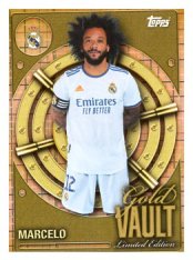 fotbalová kartička 2025-26 Topps Team set Real Madrid CF Gold Vault GV-2 Marcelo