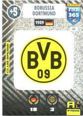 fotbalová karta Panini Adrenalyn XL FIFA 365 2021 Logo 43 Borussia Dortmund