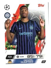 fotbalová kartička 2025-26 Topps Match Attax UCC Winter Collection FC Internazionale Milano 257 Denzel Dumfries