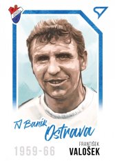 fotbalová kartička 2023 Sportzoo Dekády Portrét P-007 FRANTIŠEK VALOŠEK