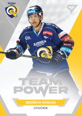 hokejová kartička 2021-22 SportZoo Tipsport Extraliga Team Power TP-39 Bedřich Köhler PSG Berani Zlín