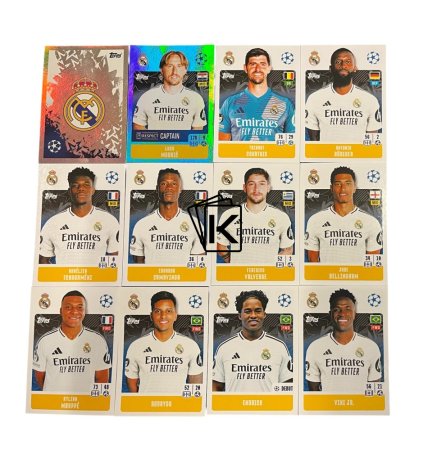 Týmový set  2024-25 Topps Champions League Real Madrid CF