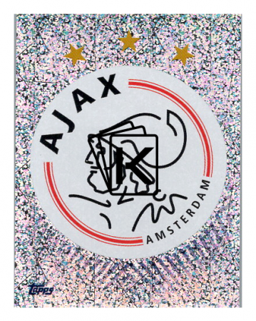 2019-20 Topps Champions League samolepka 498 Logo AFC Ajax