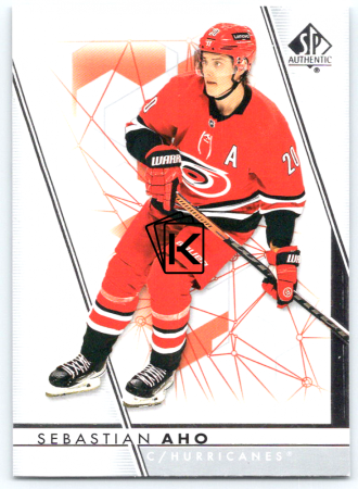 2022-23 Upper Deck SP Authentic 20 Sebastian Aho - Carolina Hurricanes