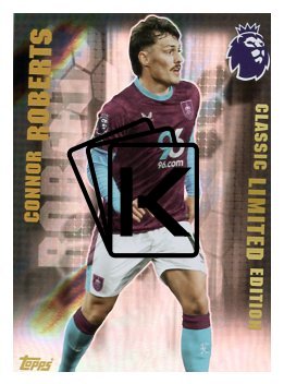 fotbalová kartička 2025-26 Topps  Premier League - Classic Limited Edition LE19 Connor Roberts (Burnley)