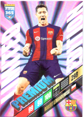 fotbalová karta Panini FIFA 365 2024 Adrenalyn XL LEP-RL Robert Lewandowski FC Barcelona Limited Edition Premium