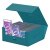 Ultimate Guards Storage Box Treasurehive 90+ XenoSkin Petrol Blue St