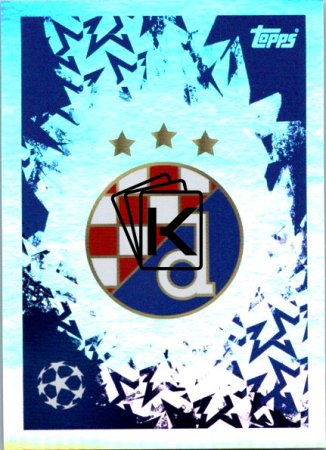 2024-25 Topps Champions League 467 Club Badge (GNK Dinamo Zagreb)