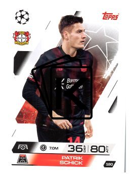 fotbalová kartička 2025-26 Topps Match Attax UCC 180 Patrik Schick (Bayer 04 Leverkusen)