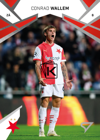 Fotbalová kartička 2024-25 SportZoo Chance Liga Serie 2 SK Slavia Praha 215 CONRAD WALLEM