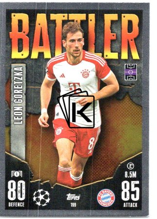 Fotbalová kartička 2023-24 Topps Match Attax UEFA Club Competitions 199	Leon Goretzka FC Bayern München
