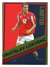 fotbalová kartička 2023 Pro Arena Repre Gold /10 Vratislav Lokvenc