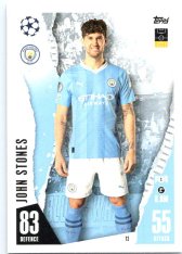 Fotbalová kartička 2023-24 Topps Match Attax UEFA Club Competitions 13 John Stones Manchester City