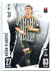 Fotbalová kartička 2023-24 Topps Match Attax UEFA Club Competitions 369 Dusan Vlahovic Juventus