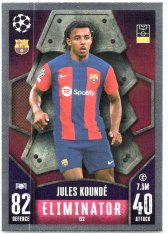 Fotbalová kartička 2023-24 Topps Match Attax UEFA Club Competitions 122 Jules Koundé  FC Barcelona