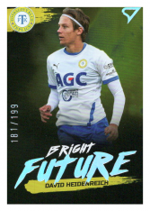 fotbalová kartička SportZoo 2020-21 Fortuna Liga Bright Future 8 David Heidenreich FK Teplice /199