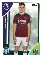 fotbalová kartička 2025-26 Topps  Premier League 277 Oliver Scarles (West Ham United)
