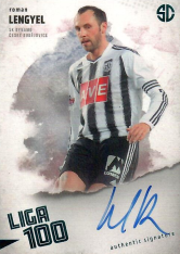 podepsaná karta 2025 Supr Cards Liga 100 LE-RO Roman Lengyel SK Dynamo České Budějovice turquoise /5