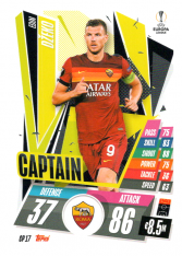 fotbalová kartička 2020-21 Topps Match Attax Champions League Extra Captain CP17 Edin Dzeko AS Roma