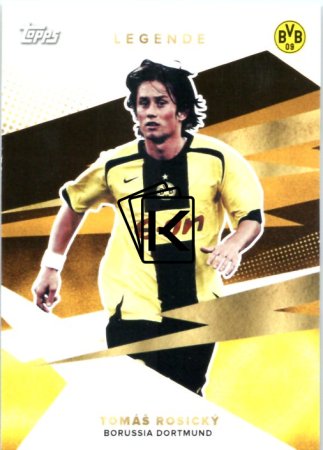 Fotbalová kartička 2021-22 Topps Borrusia Dortmund Legend Tomáš Rosický
