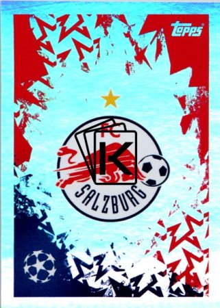 2024-25 Topps Champions League 443 Club Badge (FC Salzburg)