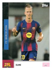 fotbalová kartička 2025-26 Topps Team set FC Barcelona First Team 6 Dani Olmo