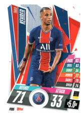 fotbalová kartička Topps Match Attax Champions League 2020-21 PSG5 Thilo Kehrer PSG