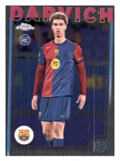 fotbalová kartička 2024-25 Topps Chrome 148 Noah Darvich, FC Barcelona RC