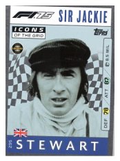 2025 Topps Turbo Attax F1  Icons of the Grid   295 Sir Jackie Stewart