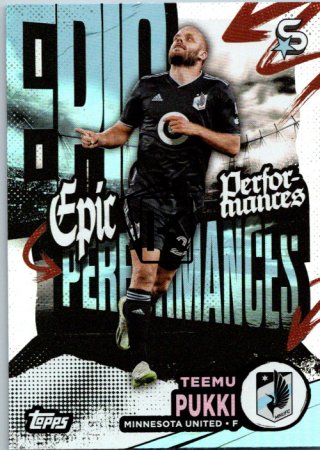 2024 Topps Superstars MLS Epic Performances Temu Pukki Minnesota United