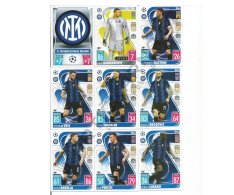 Týmový set 2021-22 Topps Match Attax UEFA Champions League Inter Milan ( 9 karet)