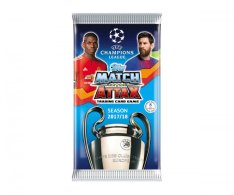 Balíček fotbalových kartiček Topps Champions League 2017 – 2018 (6 karet)
