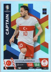 fotbalová karta Topps Match Attax EURO 2024 TUR11 Hakan Çalhanoğlu (Turkey)  -  Captain