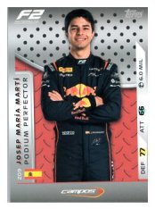2025 Topps Turbo Attax F1 Campos Racing F2 Podium Perfections HP 209 Josep María Martí