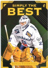 Legendary Cards Simply The Best 5 Roman Čechmánek 1996 Utkání hvězd Východ